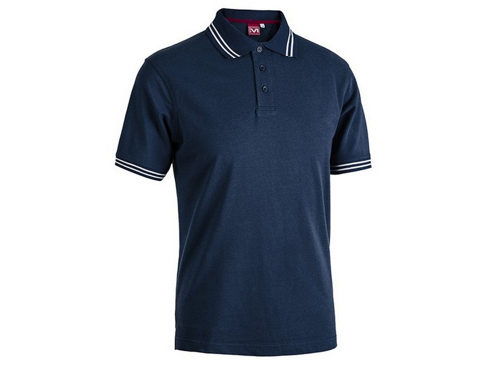 polo smith col. blu navy/bianco mis. m cod:ferx.vit48375