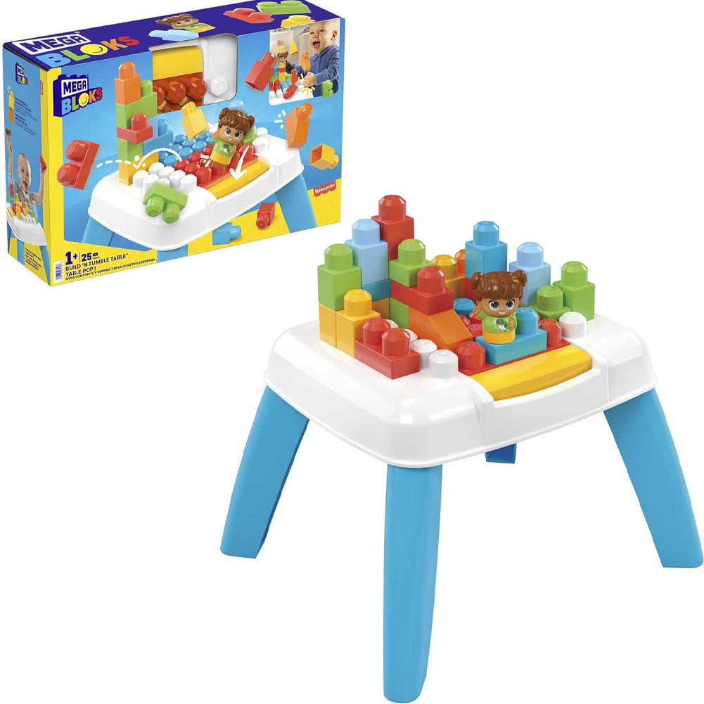 Mega BLOKS Tavolino Blocchi Set con 2 Funzioni Caduta Giocattolo Idea Regalo