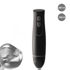 Frullatore a Immersione Tritatutto 2 Velocità Mixer Tagliaverdure Minipimer 1000W Con Brocca Graduata