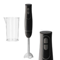 Frullatore a Immersione Tritatutto 2 Velocità Mixer Tagliaverdure Minipimer 1000W Con Brocca Graduata