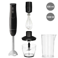 Frullatore Immersione 3in1 Tritatutto Montapanna 2Velocità Mixer Minipimer 1000W