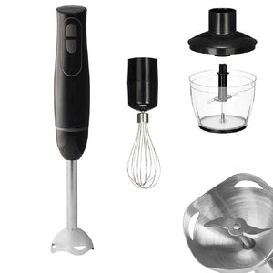 Frullatore Immersione 3in1 Tritatutto Montapanna 2Velocità Mixer Minipimer 1000W