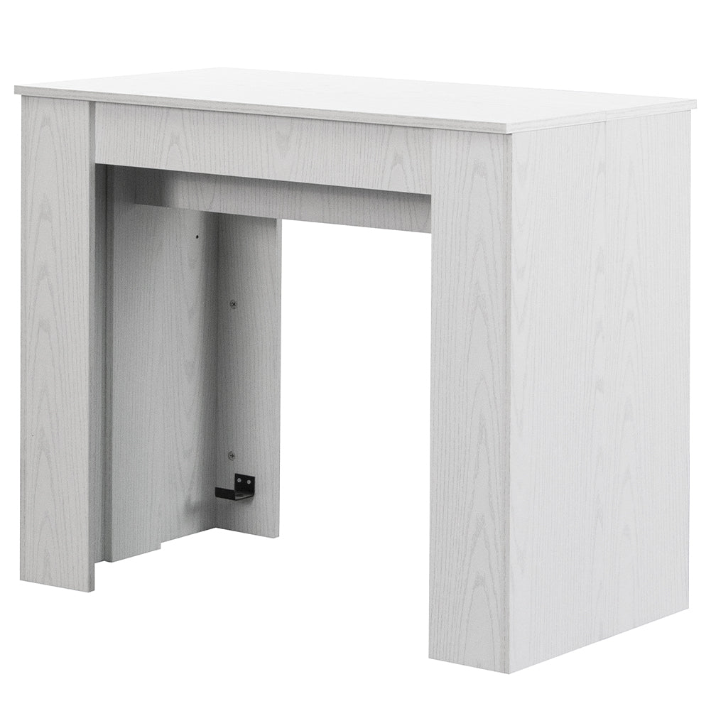 Tavolo da Pranzo Allungabile fino a 3 Metri Bianco Frassinato Moderna Salvaspazio