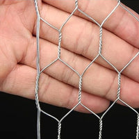 Rete Metallica Zincata Maglia Esagonale 40 cm x 6 Mt Recinzione Polli e Conigli