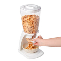 Dispenser Cereali Singolo 4.5LT Contenitore Dosatore Distributore Bianco