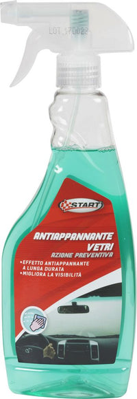 Spary Trigger antiappannante per vetri 500 ml, azione preventiva