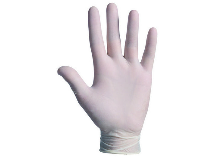 guanti monouso in lattice sensitive cf.100 pz. col. bianco tg. 9,5 (xl) cod:ferx.vit19518