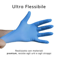 GUANTI IN NITRILE BLU 3,5 GR 1000 S