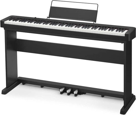 Pianoforte Digitale con 88 Tasti Pianali, Stativo e Pedale Elettronico