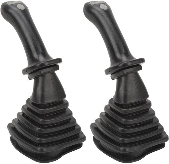 Manubrio Joystick Resistente al Carbone - 2 Pezzi - Installazione Facile - Ergonomico - Sostituzione per DH DX150 215 225 300 370-9C - Duraturo - Manubrio per Macchina da Movimento del Terreno