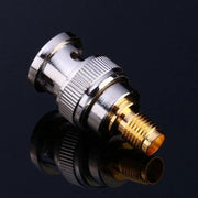 Adattatore RF a connettore BNC maschio a SMA femmina con connessione rettilinea per antenne - 1 pezzo.