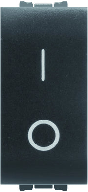 Feb Elettrica INTERRUTTORE BIPOLARE 16 AX Col. Antracite 20.00 pz