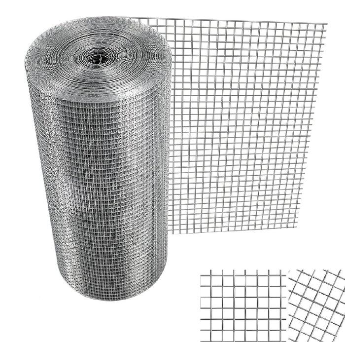 Recinzione Rete Metallica Elettrosaldata H 0.5 x 10MT Maglia 63x63mm Antiruggine