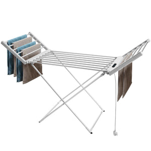 Stendibiancheria Elettrico Riscaldato Stendino Asciugabiancheria 260W Pieghevole