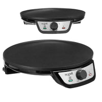 Piastra Crepiera Elettrica 30cm 1200W Antiaderente Pancake Pronti in pochi minuti
