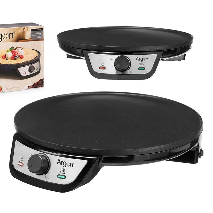 Piastra Crepiera Elettrica 30cm 1200W Antiaderente Pancake Pronti in pochi minuti