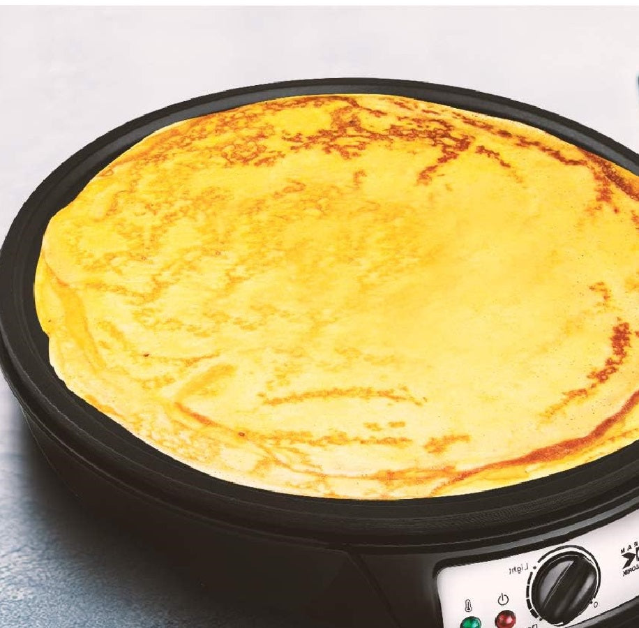 Piastra Crepiera Elettrica 30cm 1200W Antiaderente Pancake Pronti in pochi minuti
