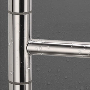 Scaldasalviette Termoarredo Elettrico Riscaldato 50 W da Bagno Parete 4 Elementi