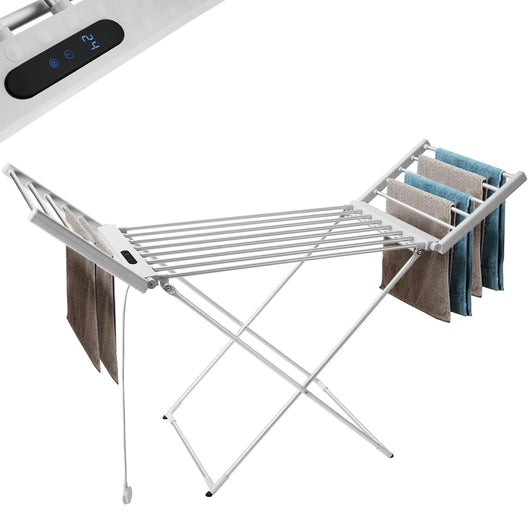 Stendibiancheria Elettrico Riscaldato Stendino Asciugabiancheria 260W Pieghevole