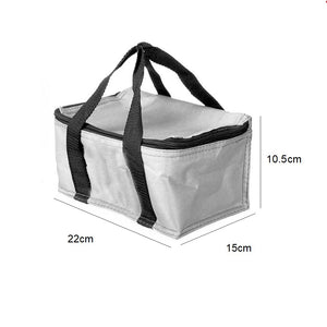 Kit Porta Pranzo Termico con Borsa Frigo Portatile con Accessori 15x22x17.5cm Salvaspazio