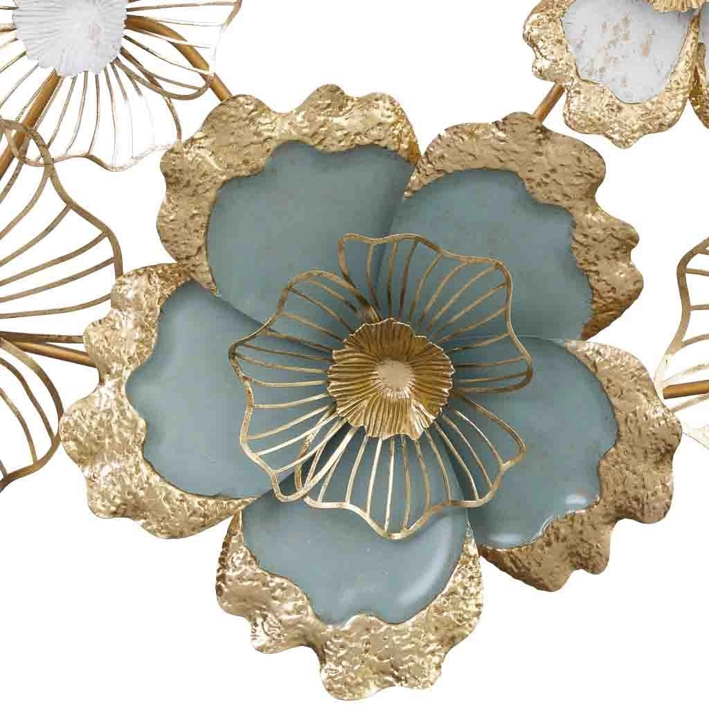 Carta da parati decorativa in metallo 116,8x54,0x10,2