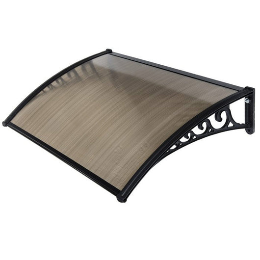 Pensilina Tettoia in Policarbonato Trasparente Alveolare Modulare Naxos Colore: Alveolare Trasparente, Formato: 150 x 100 cm