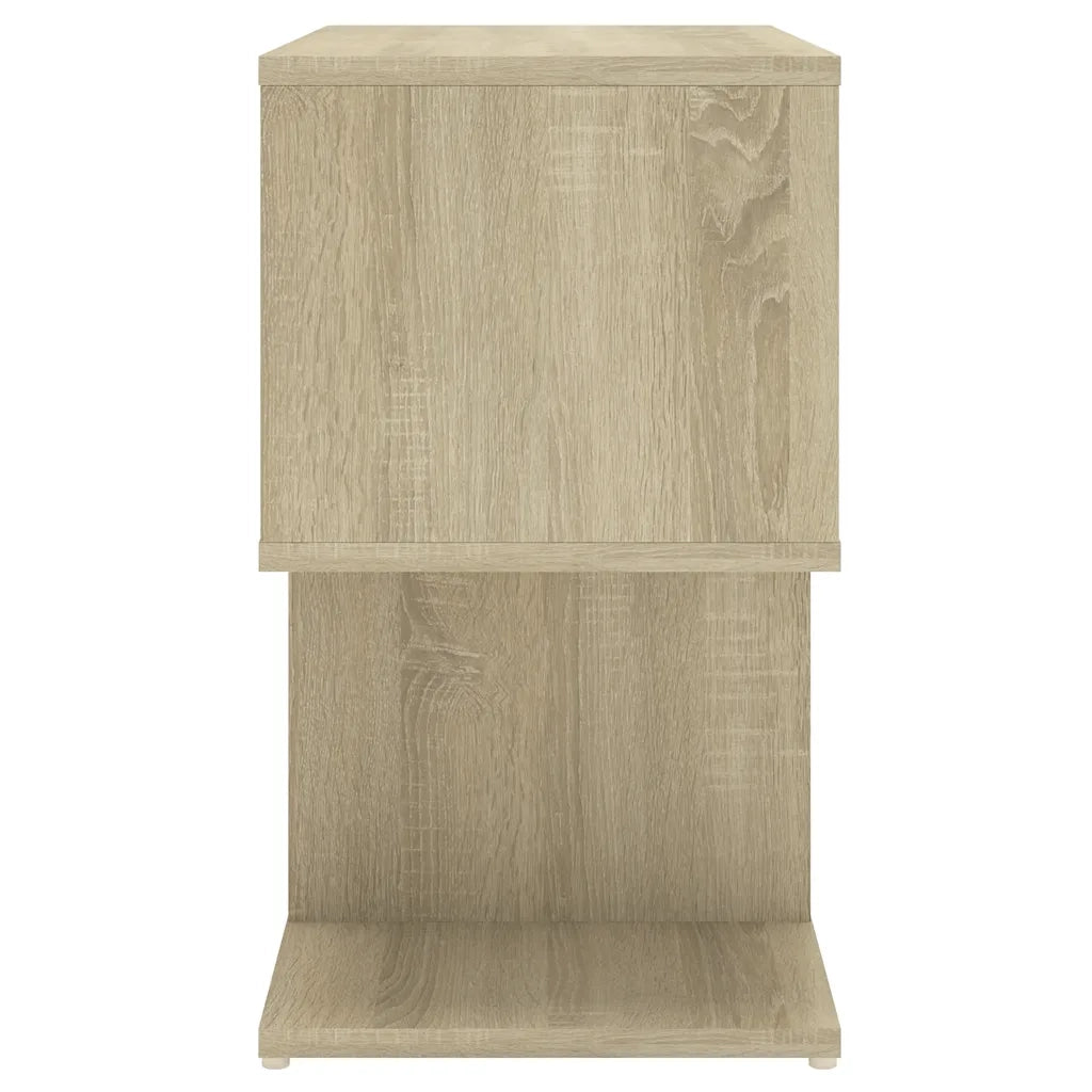Comodino | Armadio da Notte | Mobiletto da notte Rovere Sonoma 50x30x51,5 cm in Legno Multistrato