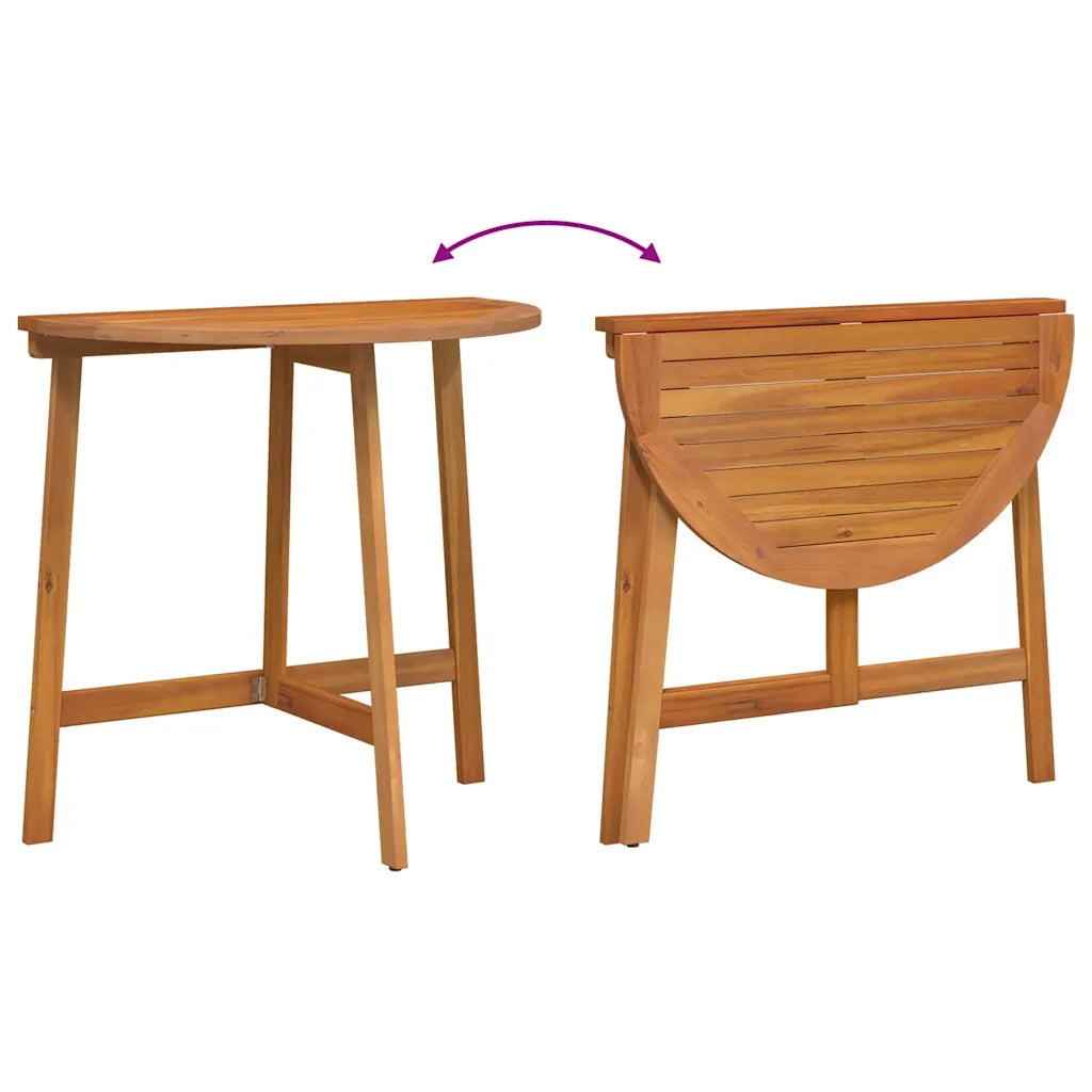 Set bistrot 3 pcs Olio Naturale Legno di Acacia Massello 4105508