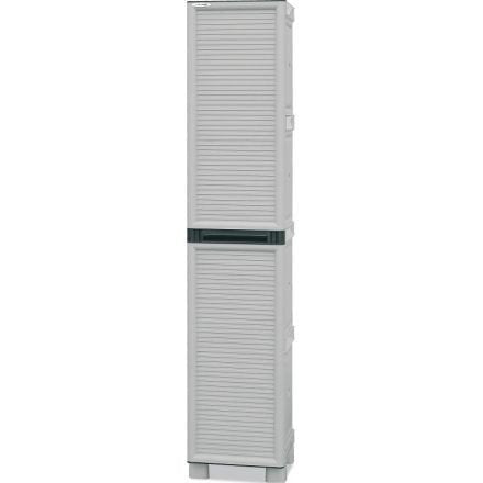 ARMADIO PORTASCOPE IN POLIPROPILENE 1 ANTA E 3 RIPIANI 50 X 39 X H172 CM