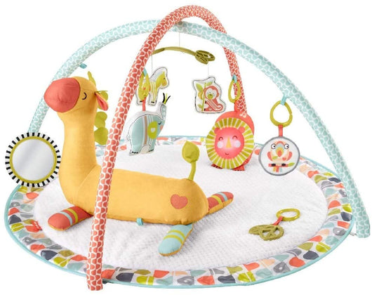 FISHER PRICE PALESTRINA GIRAFFA CON TAPPETO E CUSCINO