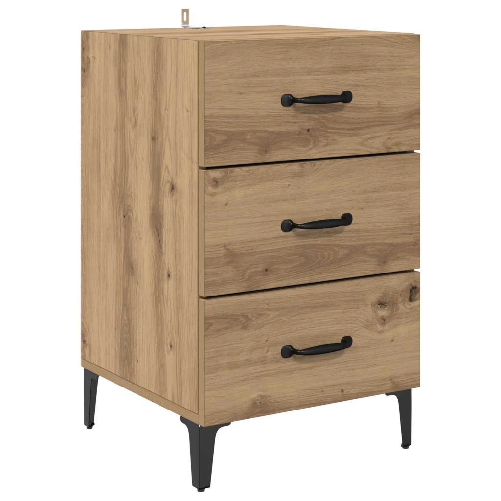 Armadio da Notte Rovere artigianale 40 x 40.5 x 66 cm
