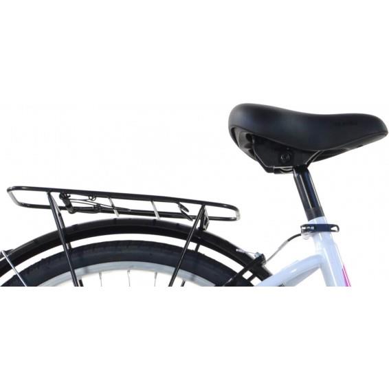 BICICLETTA VENERE DA 24" IN COLORE BIANCO E FUCSIA PER BAMBINA