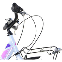 BICICLETTA VENERE DA 24" IN COLORE BIANCO E FUCSIA PER BAMBINA