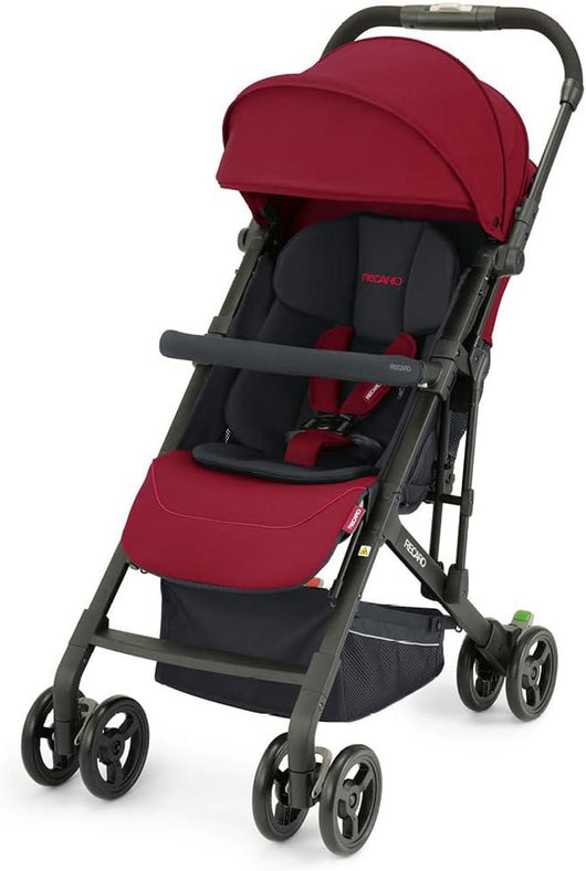 RECARO PASSEGGINO ROSSO EASYLIFE ELITE 2 RECLINABILE RICHIUDIBILE CON RIDUTTORE ROSSO