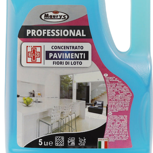 MAURY'S PROFESSIONAL 5LT DETERGENTE PAVIMENTI FIORI DI LOTO