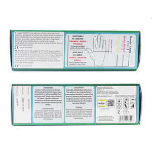 MAURY'S GUANTI IN LATTICE IN CONFEZIONE DA 100 PEZZI TAGLIA L