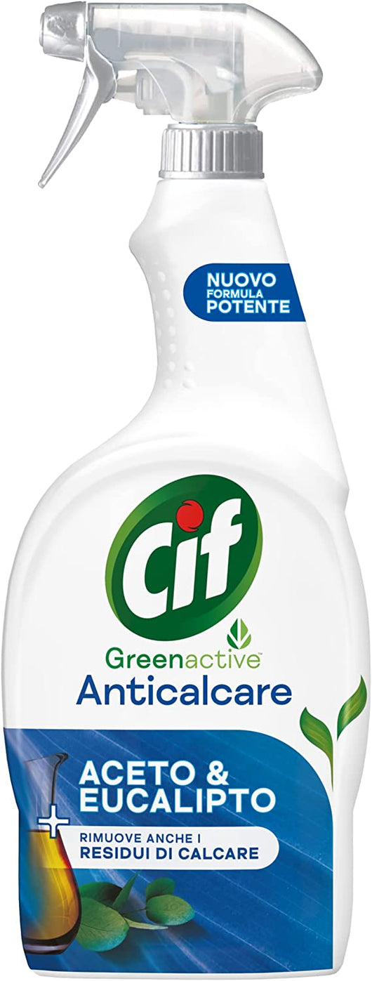 CIF GREENACTIVE SPRAY ANTICALCAREALL' ACIDO CITRICO E EUCALIPTO IN FORMATO DA 650 ML