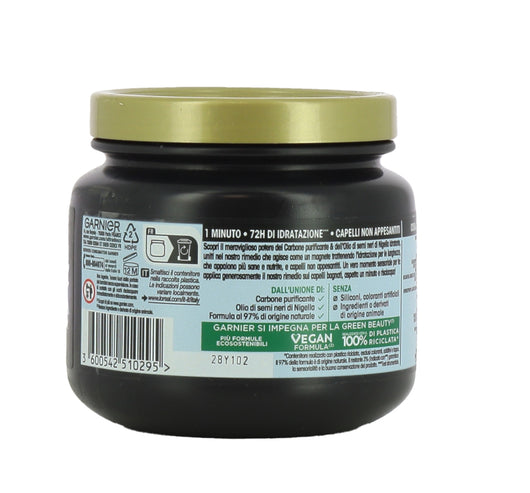 GARNIER ULTRA DOLCE CARBONE MAGNETICO MASCHERA IDRATANTE HAIR REMEDY1 MINUTO DI POSA PER LUNGHEZZE SECCHE 340 ML