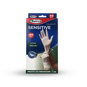 MAURY'S GUANTI IN LATTICE DA 40 PEZZI LINEA SENSITIVE TAGLIA M