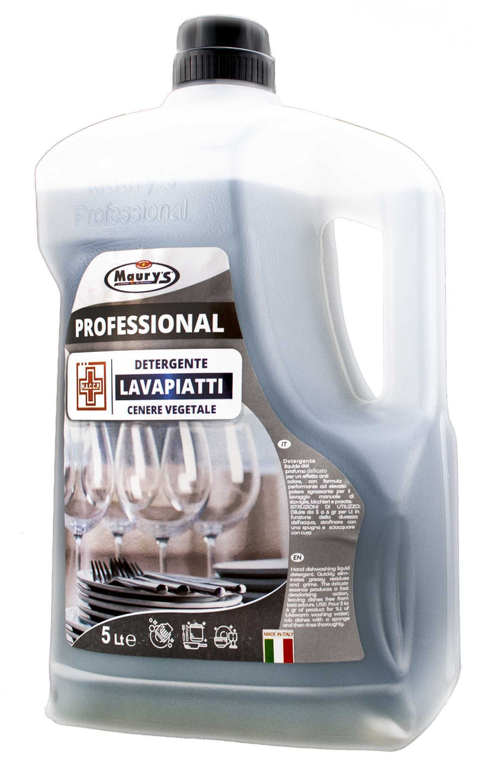 MAURY'S PROFESSIONAL 5LT SAPONE PIATTI CENERE VEGETALE