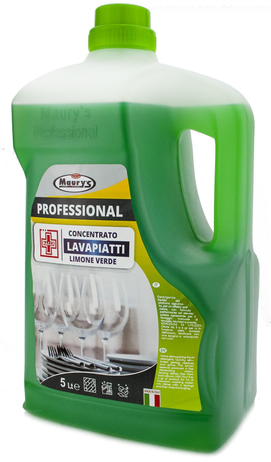 MAURY'S PROFESSIONAL 5LT SAPONE PIATTI LIMONE