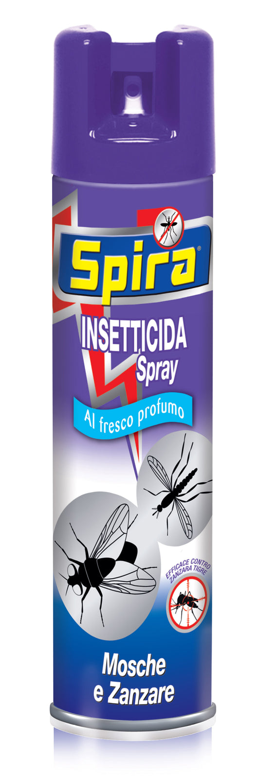 SPIRA SPRAY INSETTICIDA PER MOSCHE E ZANZARE STANDARD FORMATO DA 400 ML