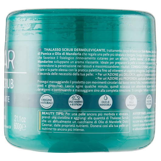GEOMAR THALASSO SCRUB 600GR DERMOLEVIGANTE