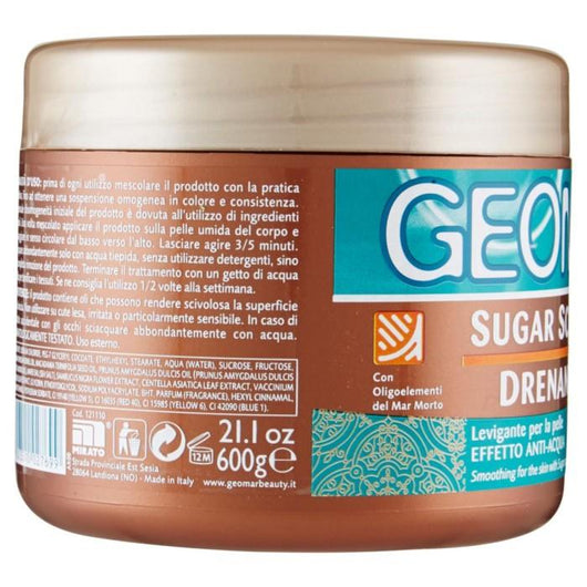 GEOMAR SUGAR SCRUB 600GR DRENANTE