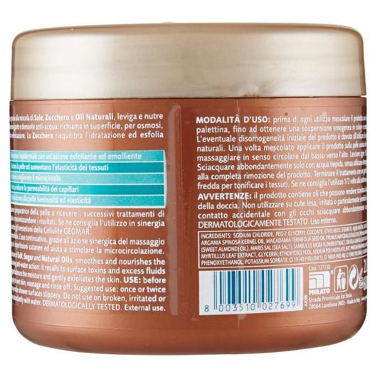 GEOMAR SUGAR SCRUB 600GR DRENANTE