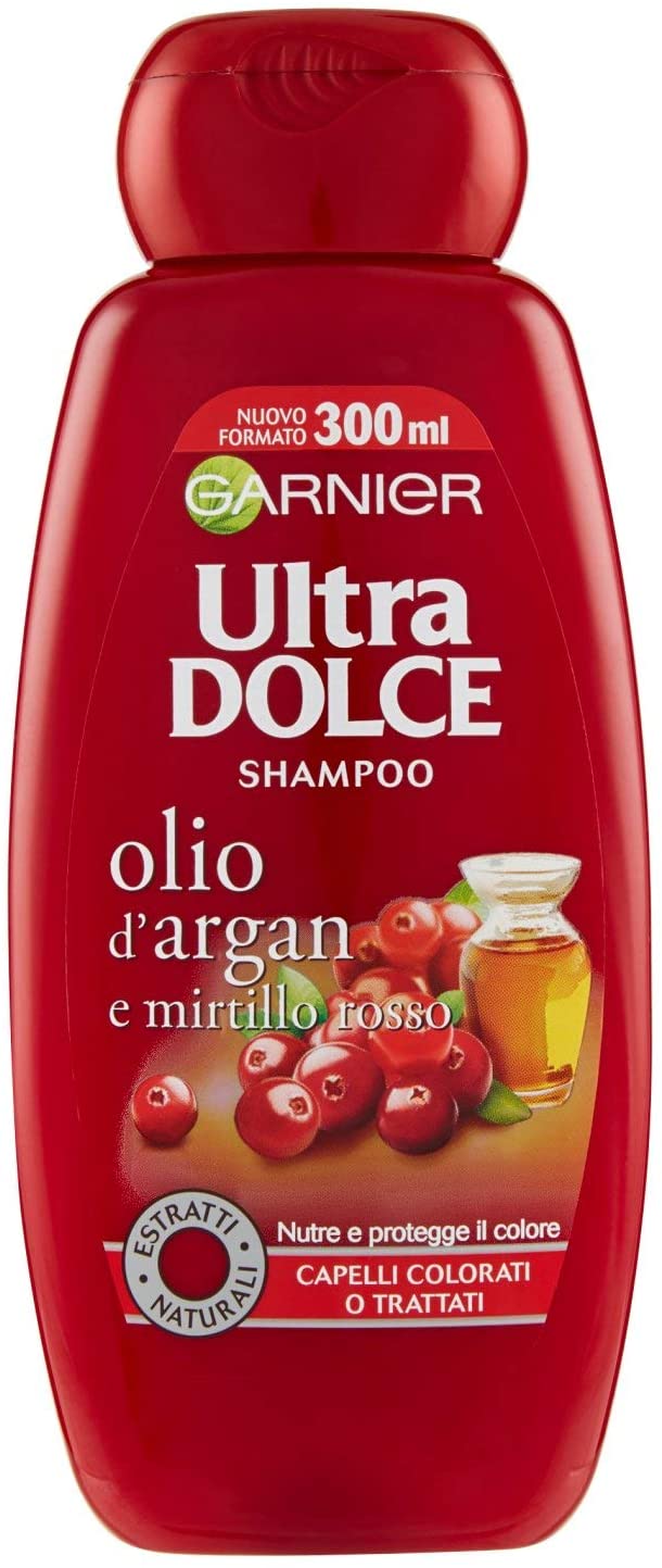 ULTRA DOLCE SHAMPOO OLIO DI ARGAN E MIRTILLO ROSSO 300 ML