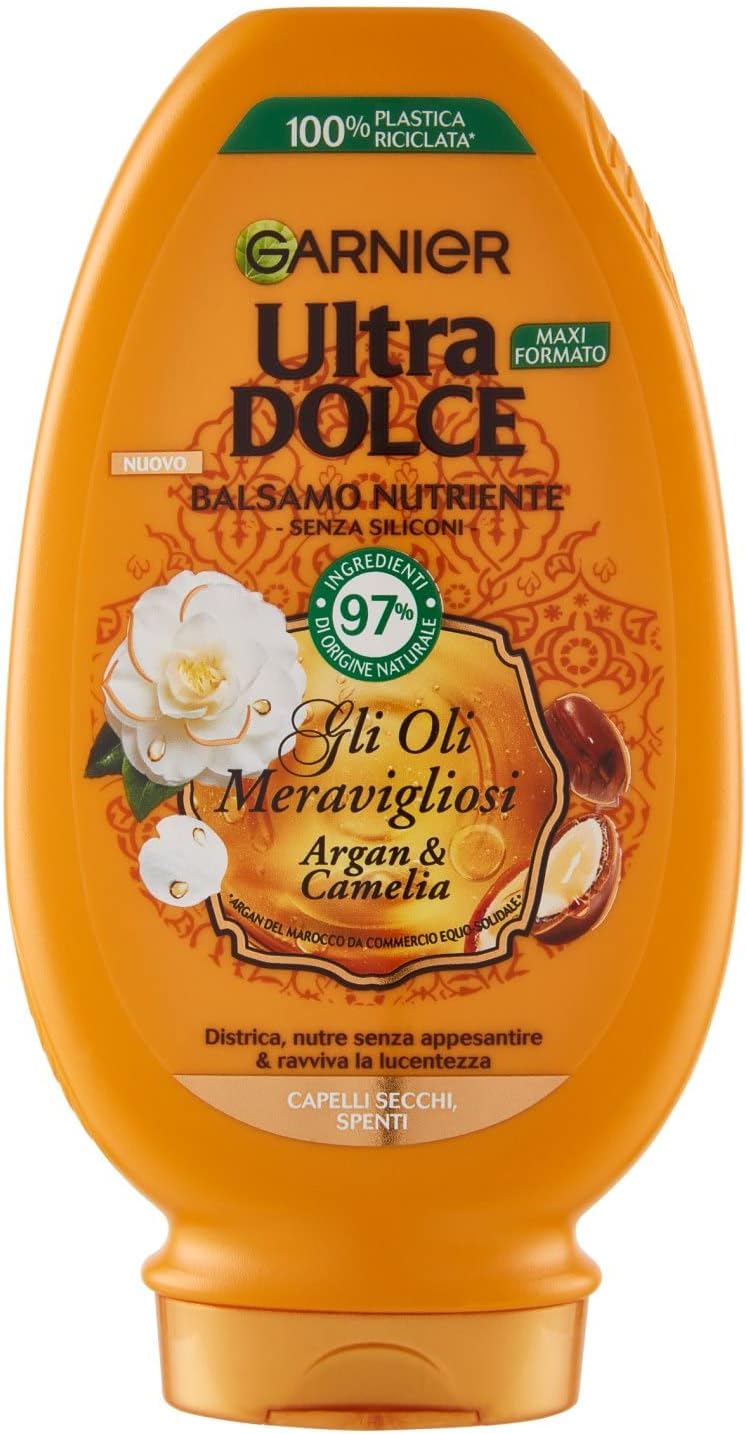 GARNIER BALSAMO PER CAPELLI MERAVIGLIOSO DA 250 ML CAPELLI SECCHI E SPENTI
