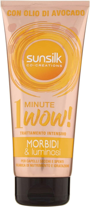 SUNSILK 1 MINUTE WOW MASCHERA PER CAPELLI MORBIDI E LUMINOSI 180 ML