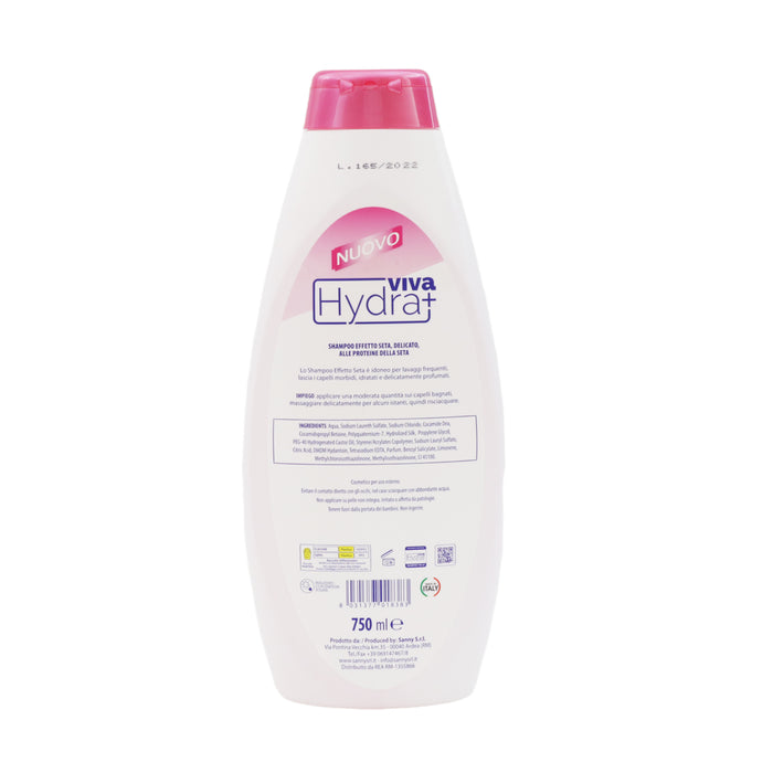 HYDRA VIVA+ SHAMPOO DELICATO ALLE PROTEINE DELLA SETA IN FORMATO DA 750 ML