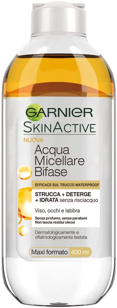 GARNIER SKIN 400ML ACQUA MICELLARE IDRATANTE BIFASE ARGAN